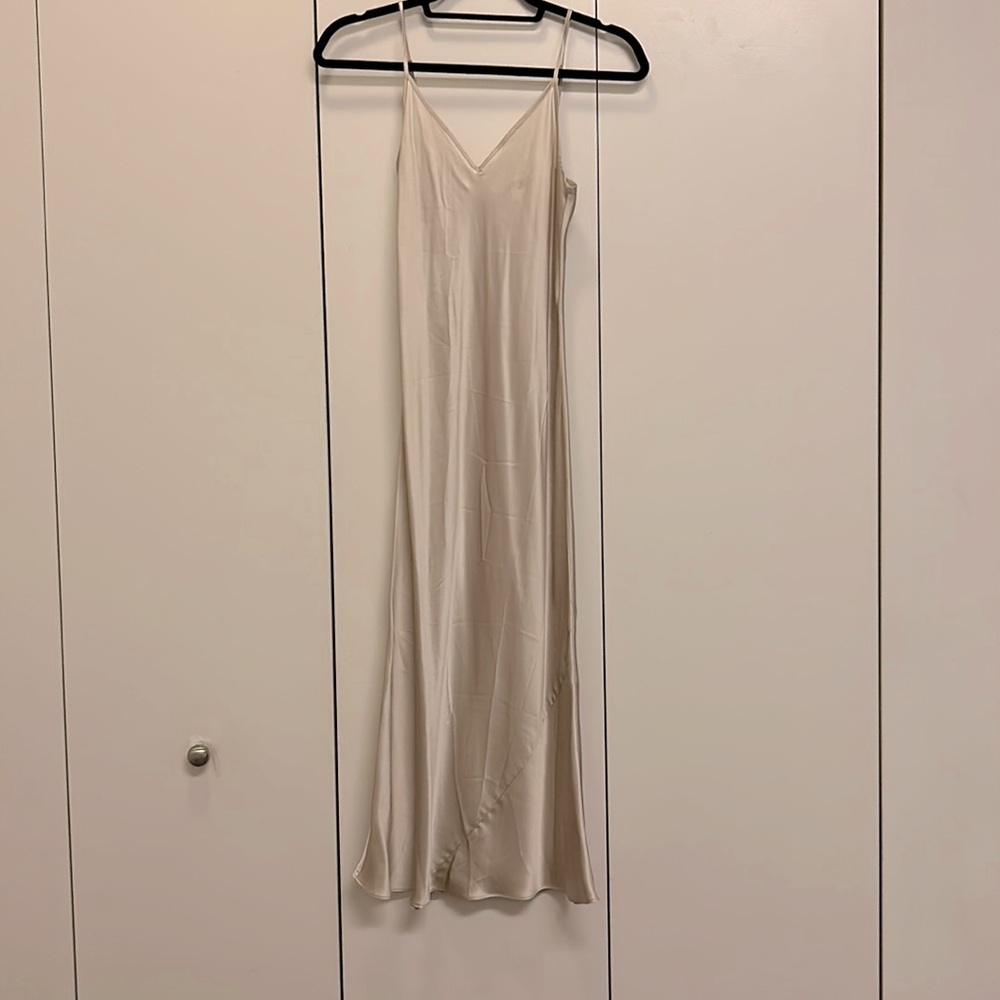 Quince 100% Silk Slip Dress Small